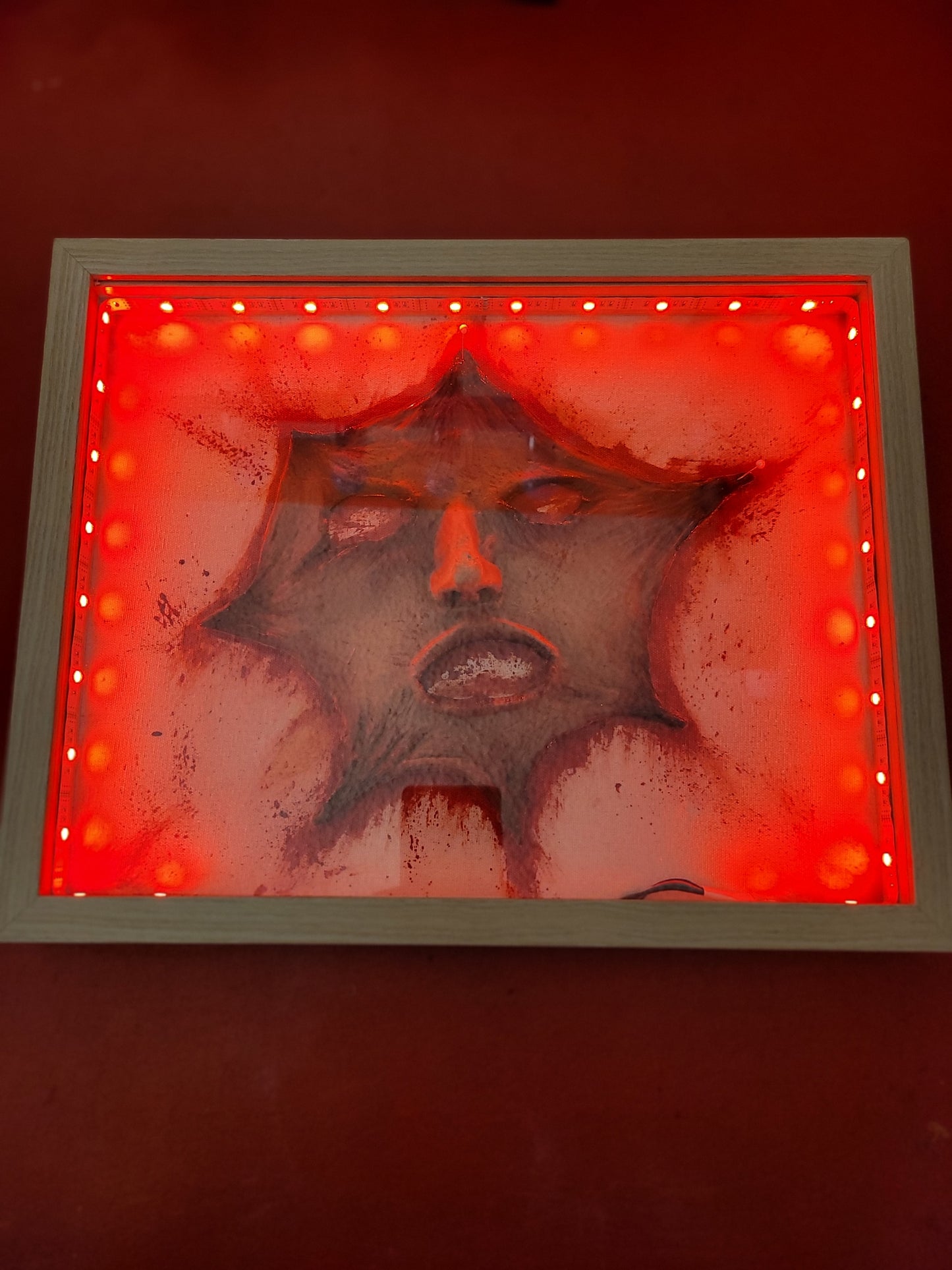 Face Off LED Shadow Box