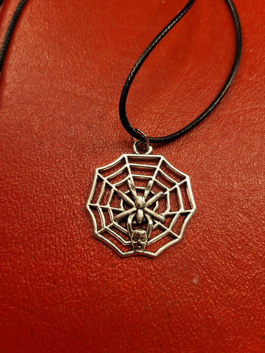 Spider Web Necklace