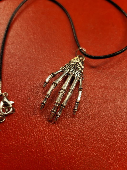 Skull Hands Necklace