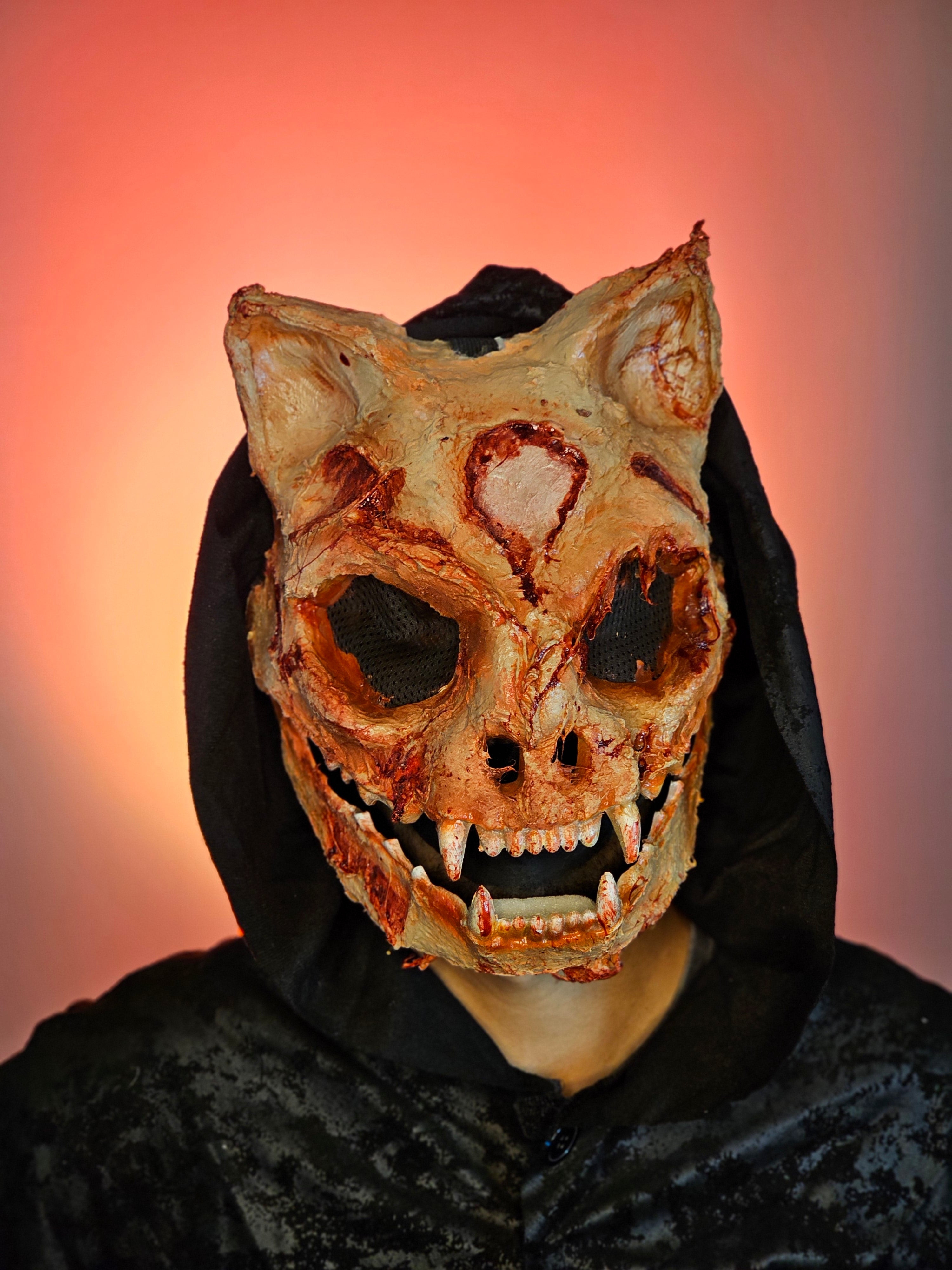 Skull newest cat mask (