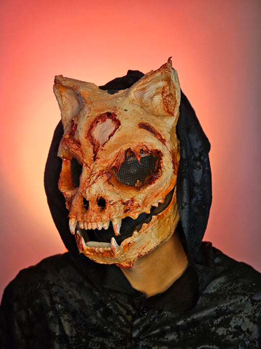 Cat Demon Skull Mask