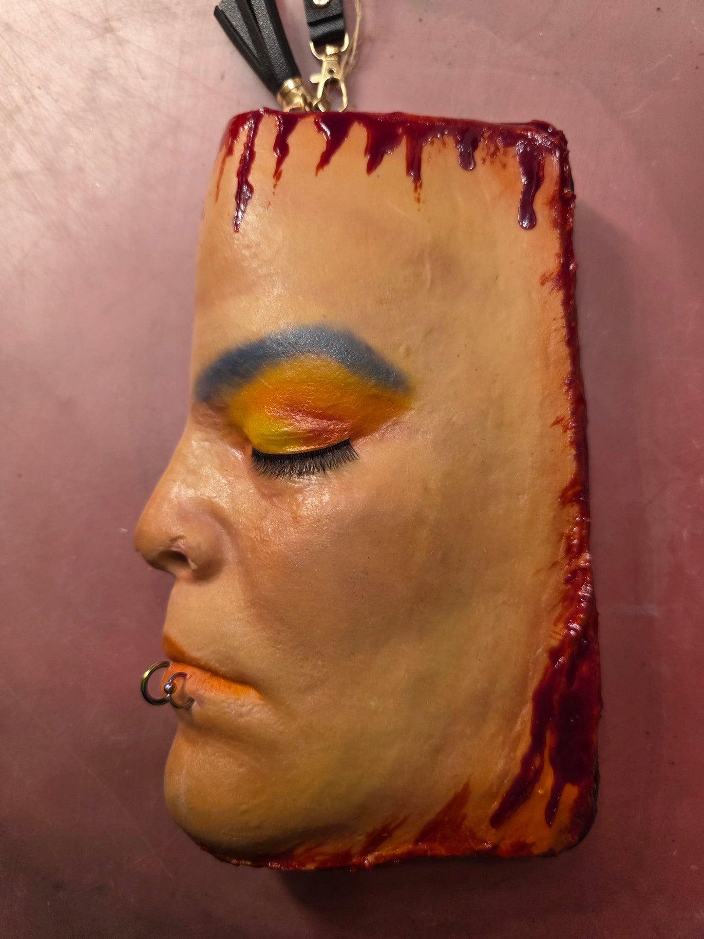 Skinned Face Raven Faye Wallet