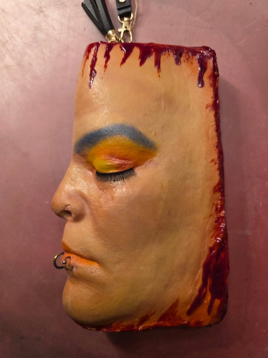 Skinned Face Raven Faye Wallet